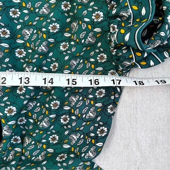 Max Studio Green Ditsy Floral Midi Dress Size Medium - Picture 11 of 13